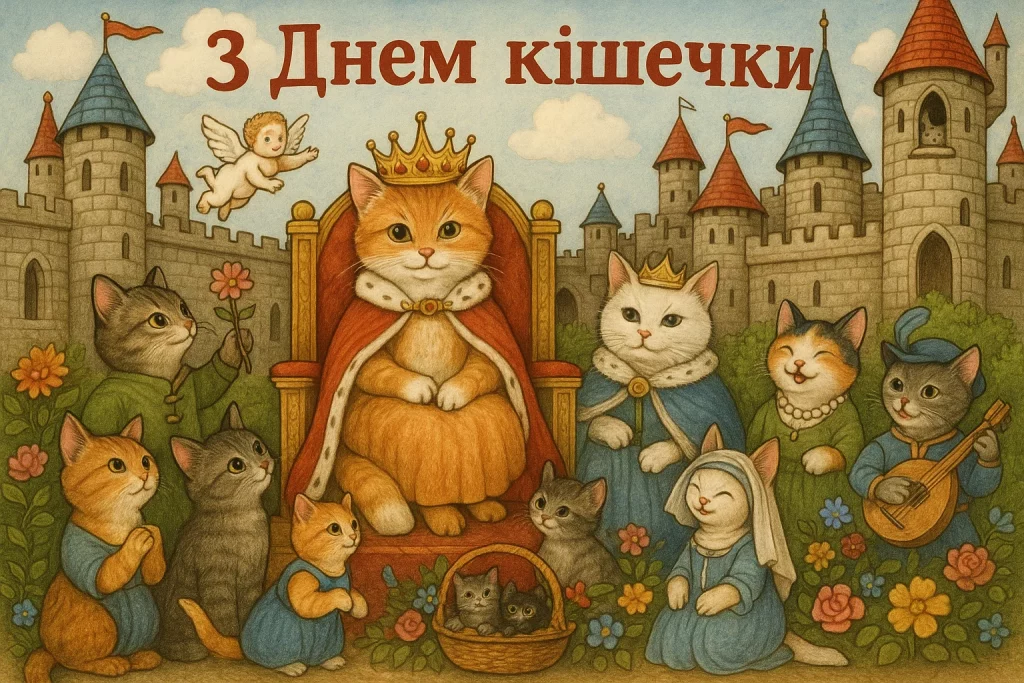 8 серпня — Міжнародний день кота: картинки та зворушливі привітання любителям пухнастих