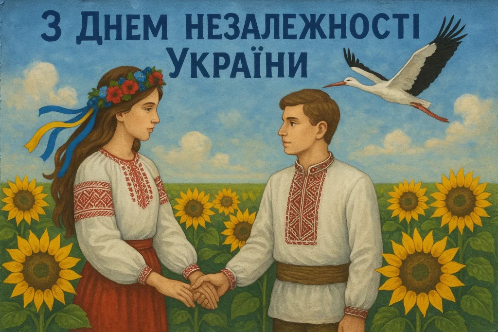 Привітання до Дня Незалежності України: своїми словами та в картинках чи листівках