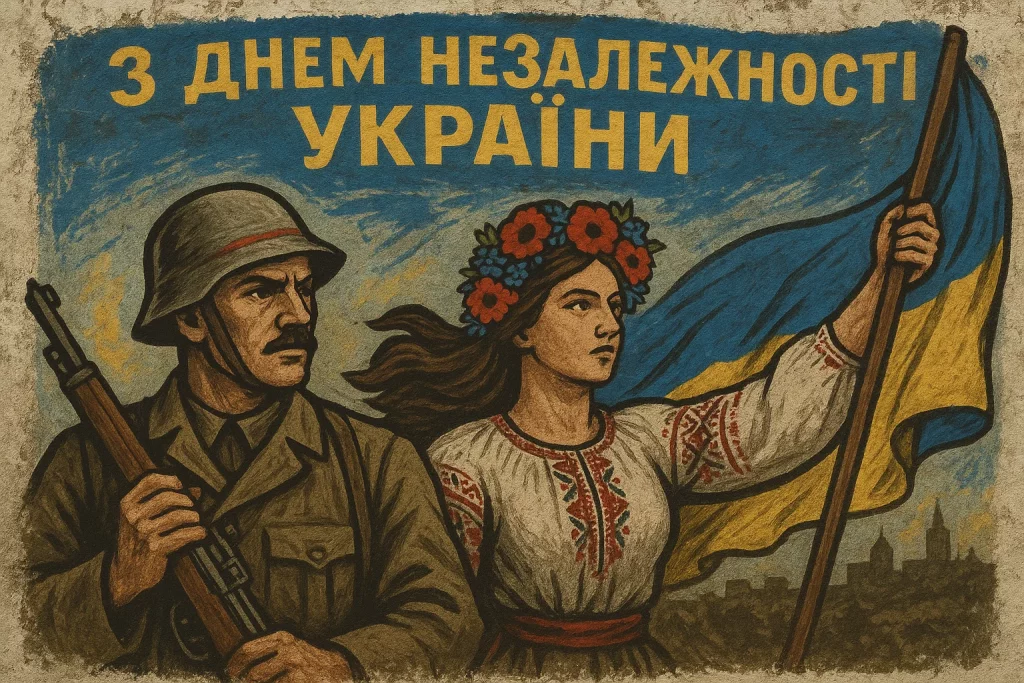 Привітання до Дня Незалежності України: своїми словами та в картинках чи листівках