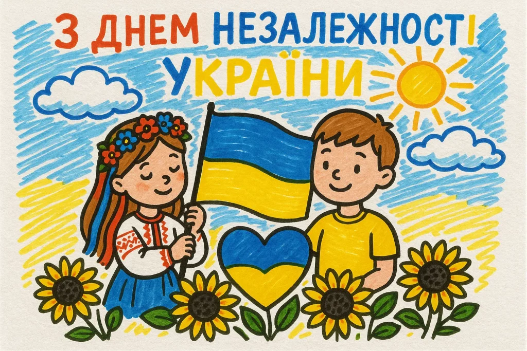 Привітання до Дня Незалежності України: своїми словами та в картинках чи листівках