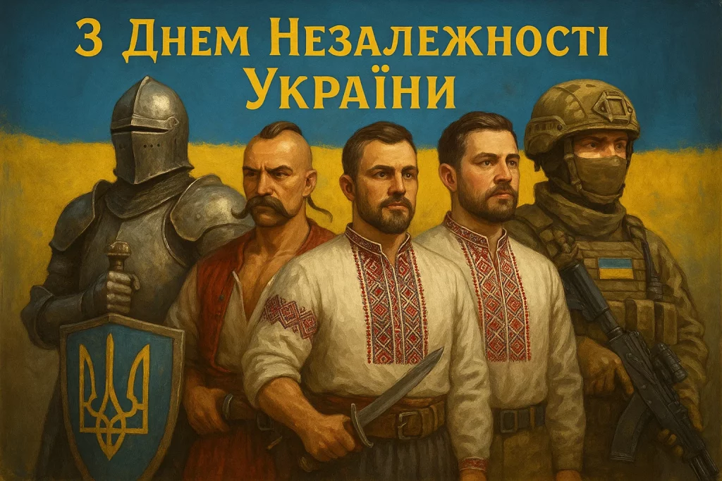 Привітання до Дня Незалежності України: своїми словами та в картинках чи листівках