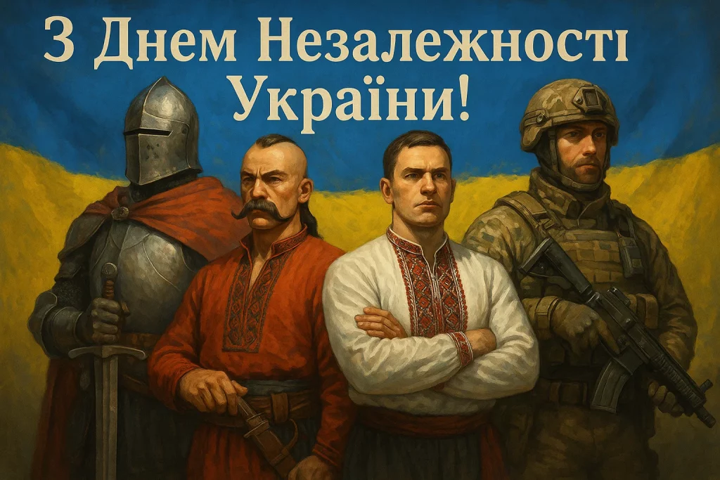Привітання до Дня Незалежності України: своїми словами та в картинках чи листівках