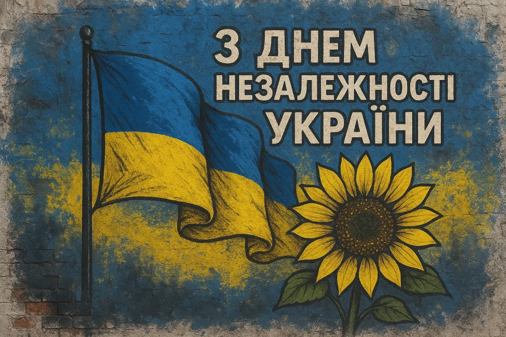 Привітання до Дня Незалежності України: своїми словами та в картинках чи листівках