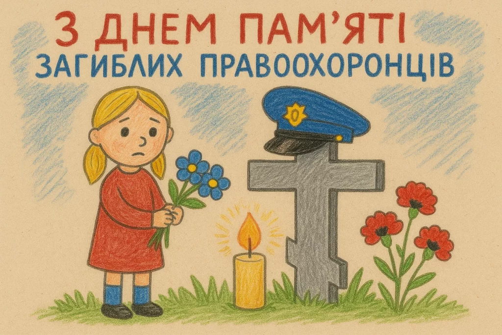 Вшанування у День пам’яті загиблих правоохоронців в Україні 22 серпня