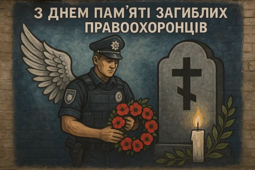 Вшанування у День пам’яті загиблих правоохоронців в Україні 22 серпня