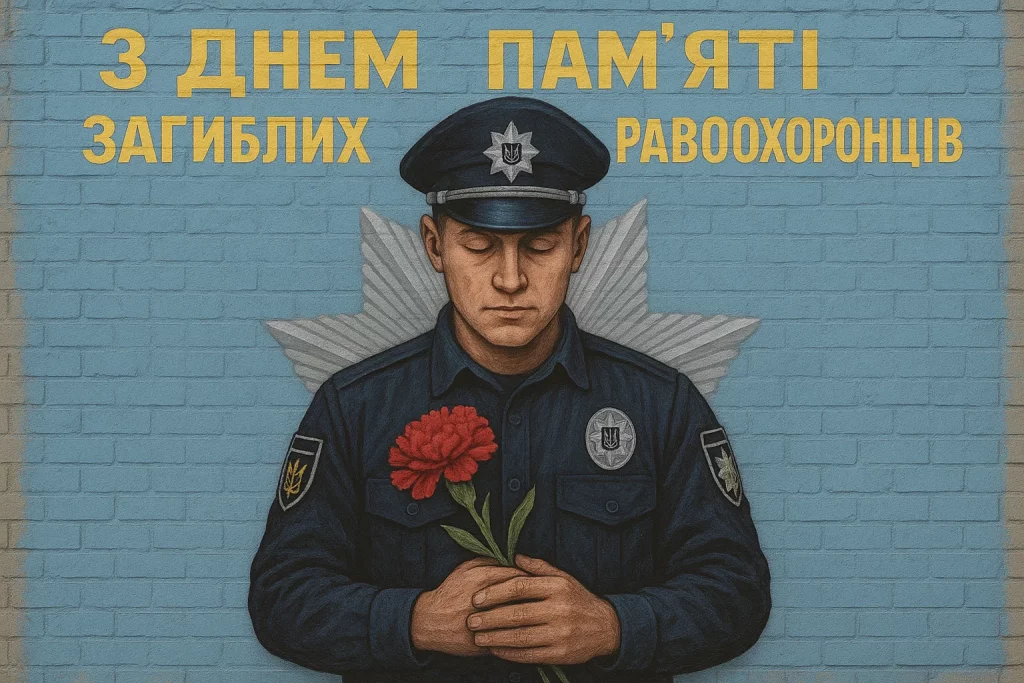 Вшанування у День пам’яті загиблих правоохоронців в Україні 22 серпня