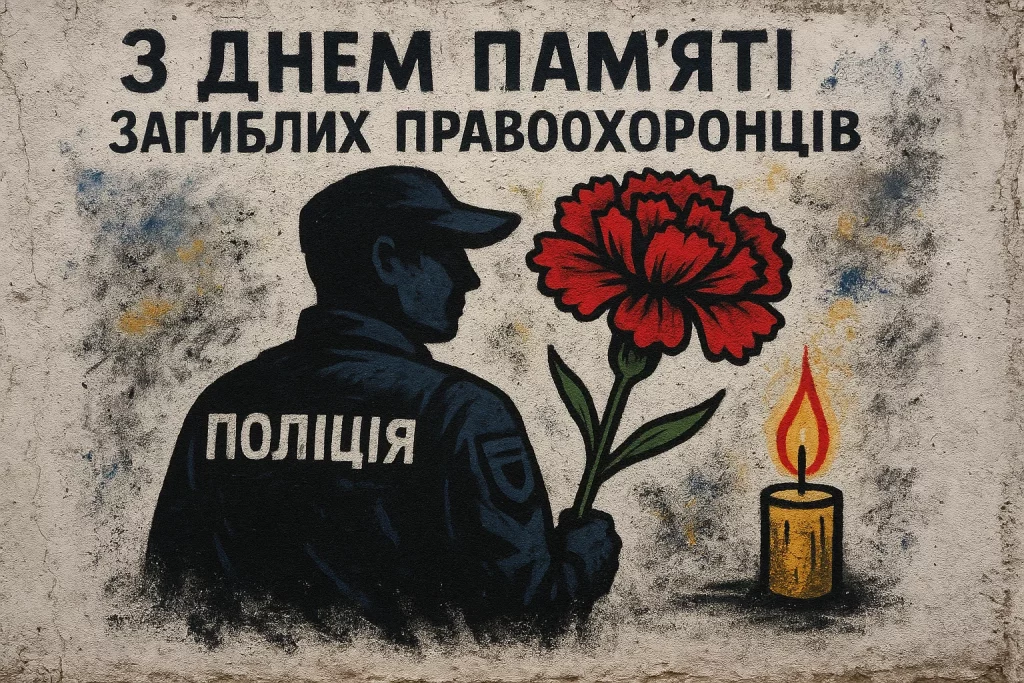 Вшанування у День пам’яті загиблих правоохоронців в Україні 22 серпня
