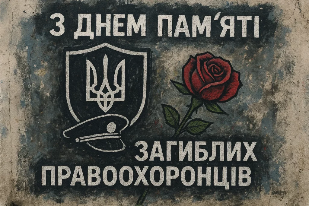 Вшанування у День пам’яті загиблих правоохоронців в Україні 22 серпня