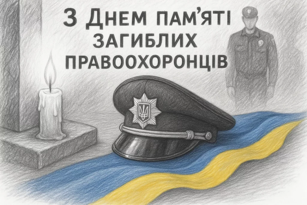 Вшанування у День пам’яті загиблих правоохоронців в Україні 22 серпня