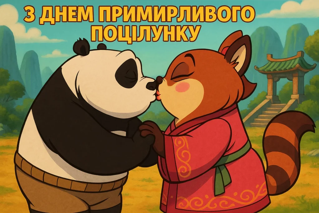 День примирливого поцілунку 25 серпня: красиві картинки та зворушливі привітання