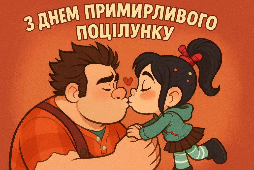 День примирливого поцілунку 25 серпня: красиві картинки та зворушливі привітання