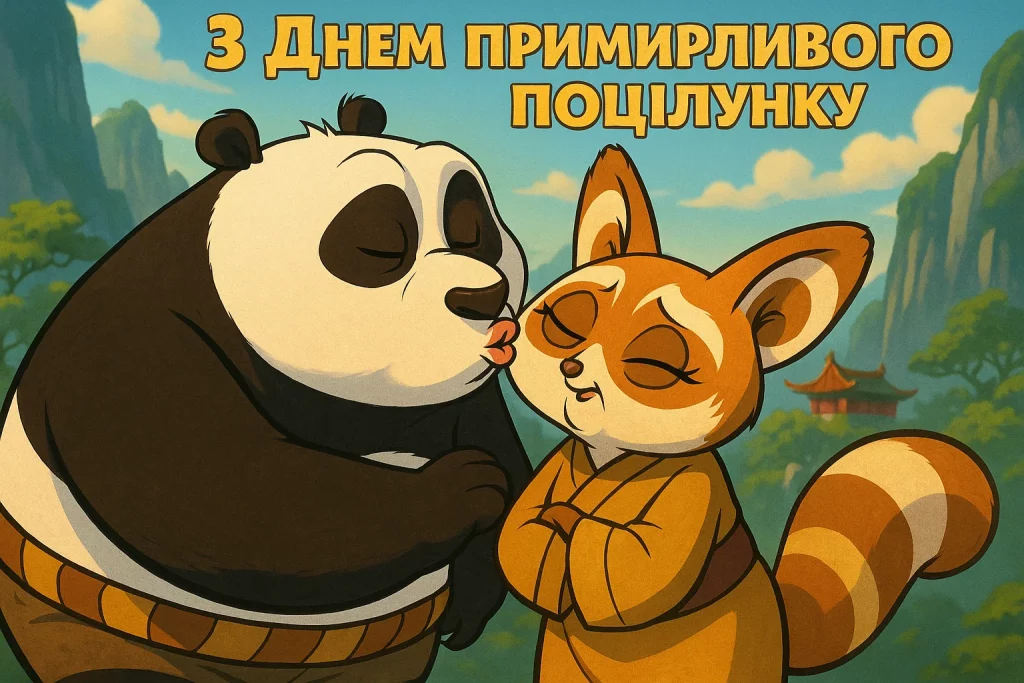 День примирливого поцілунку 25 серпня: красиві картинки та зворушливі привітання