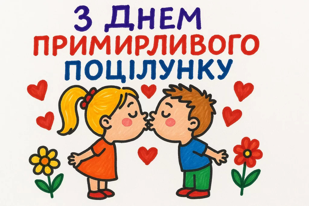 День примирливого поцілунку 25 серпня: красиві картинки та зворушливі привітання