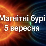 Магнітні бурі, прогноз на сьогодні: чого очікувати від сонячної активності 5 вересня