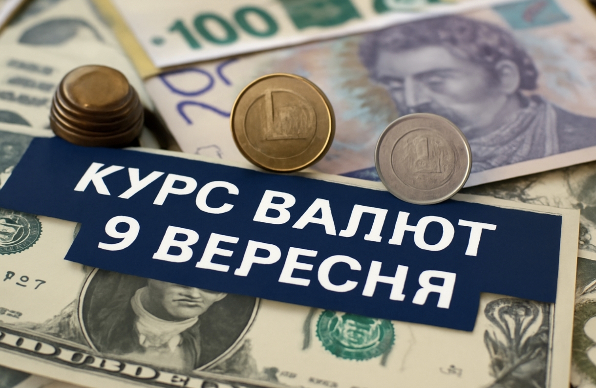Курс валют на 9.09.2025: скільки коштують долар, євро і злотий