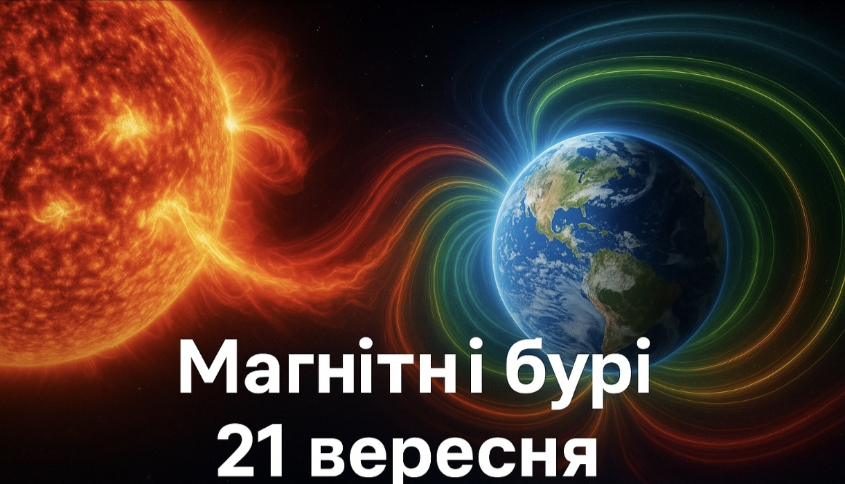Магнітні бурі, прогноз на сьогодні: чого очікувати від сонячної активності 21 вересня 2025 року