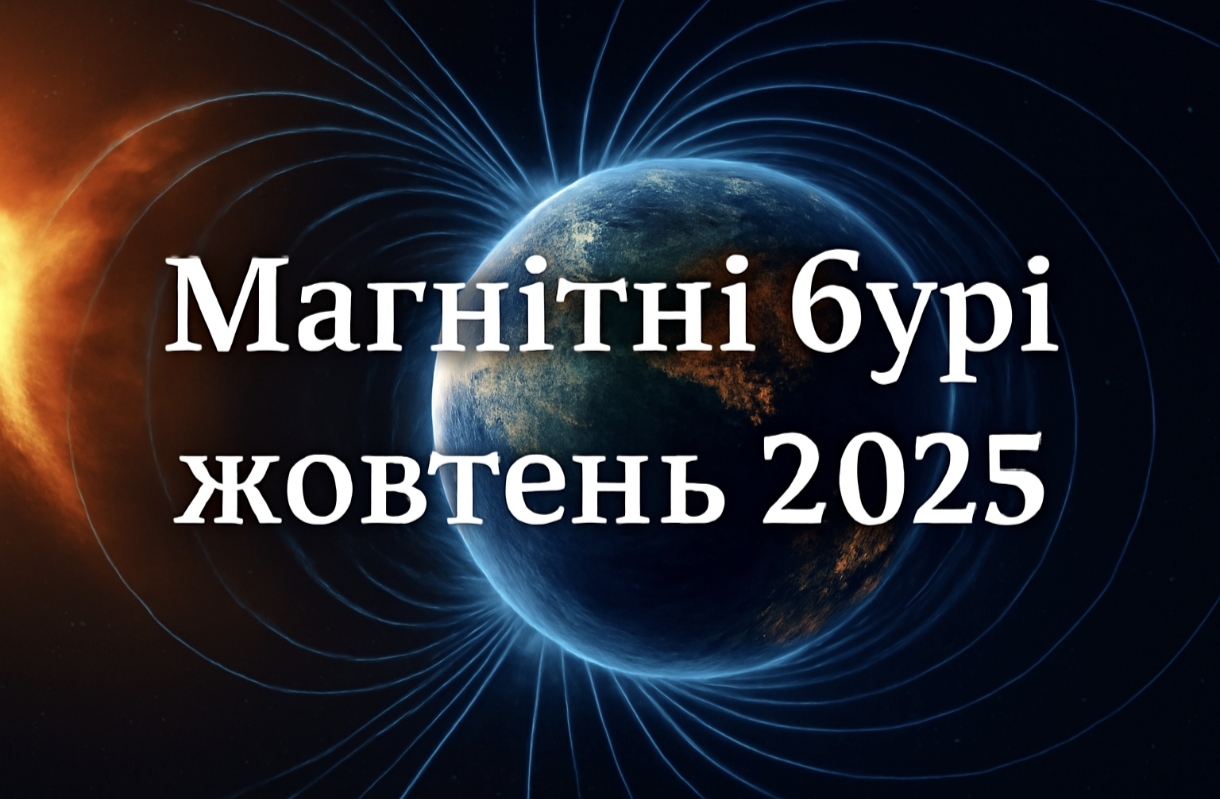 Магнітні бурі у жовтні 2025 року: прогноз по годинах та поради для метеозалежних людей