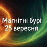 Магнітні бурі, прогноз на сьогодні: чого очікувати від сонячної активності 25 вересня 2025 року