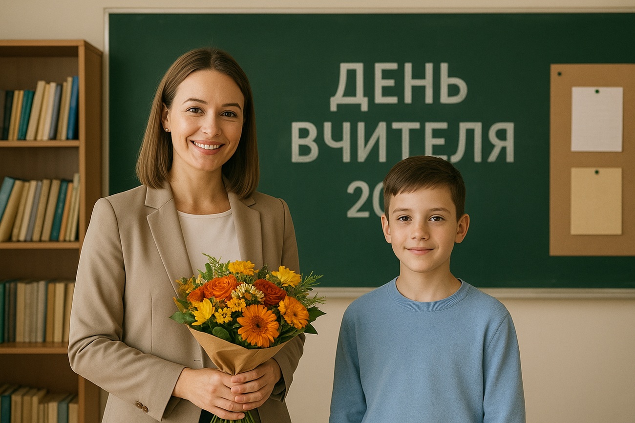 День вчителя 2025: побажання прозою, листівки, СМС, картинки українською