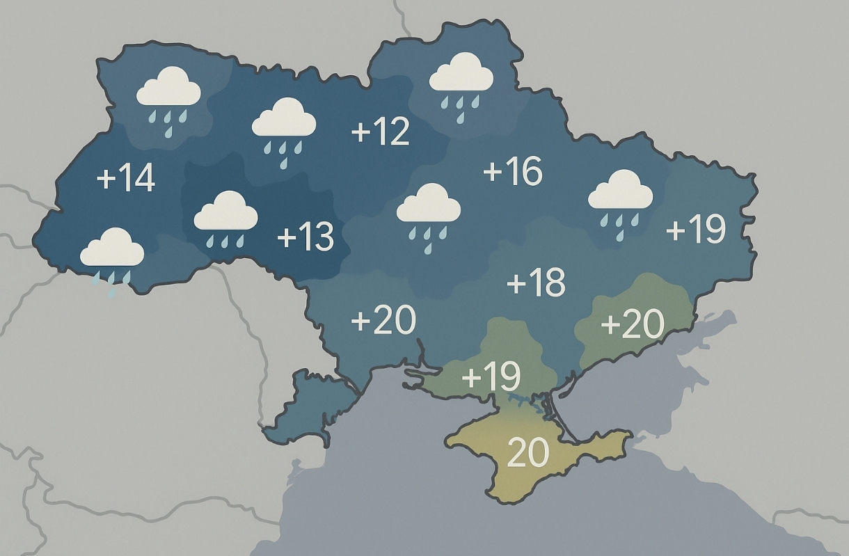 Де очікується холод та дощі: прогноз погоди в Україні на 6–10 жовтня