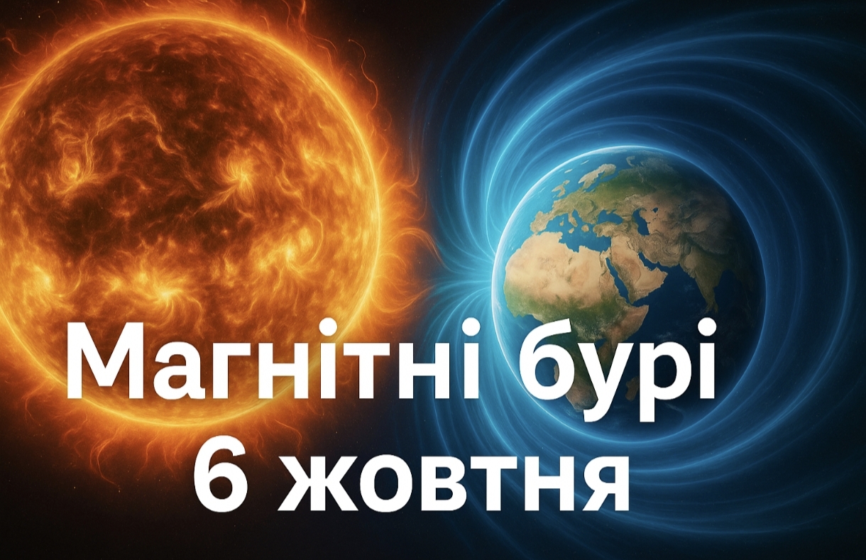 Магнітні бурі, прогноз на сьогодні: чого очікувати від сонячної активності 6 жовтня 2025 року