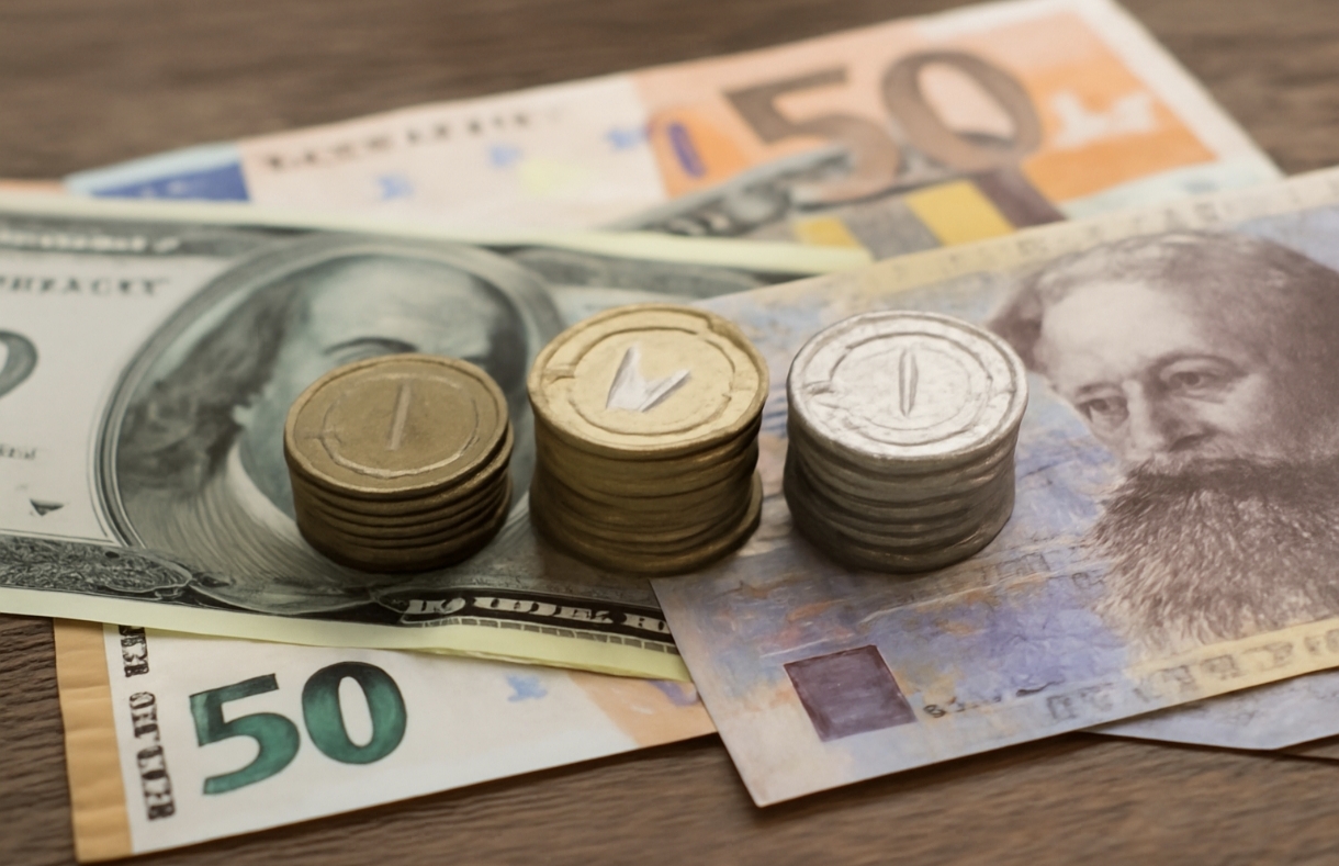 Курс валют на 8.10.2025: скільки коштують долар, євро і злотий
