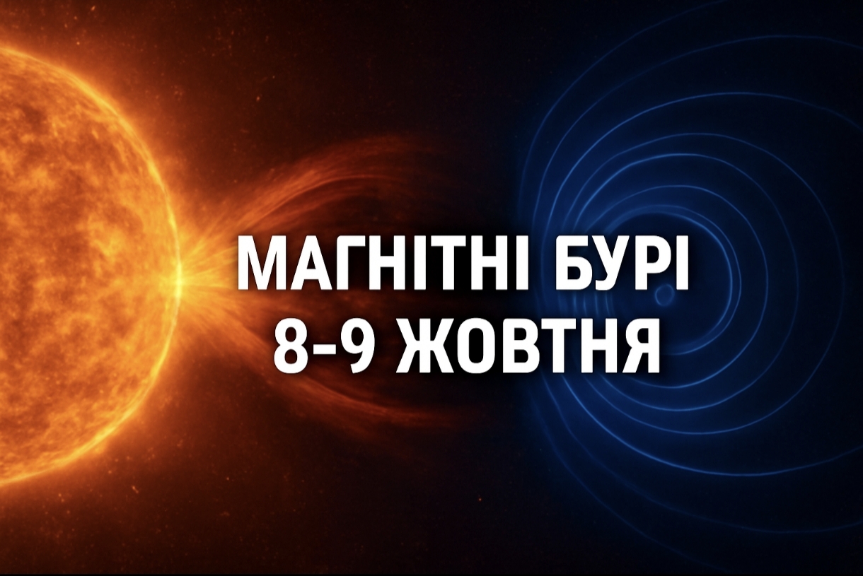 Магнітні бурі, прогноз на сьогодні: чого очікувати від сонячної активності 8-9 жовтня 2025 року