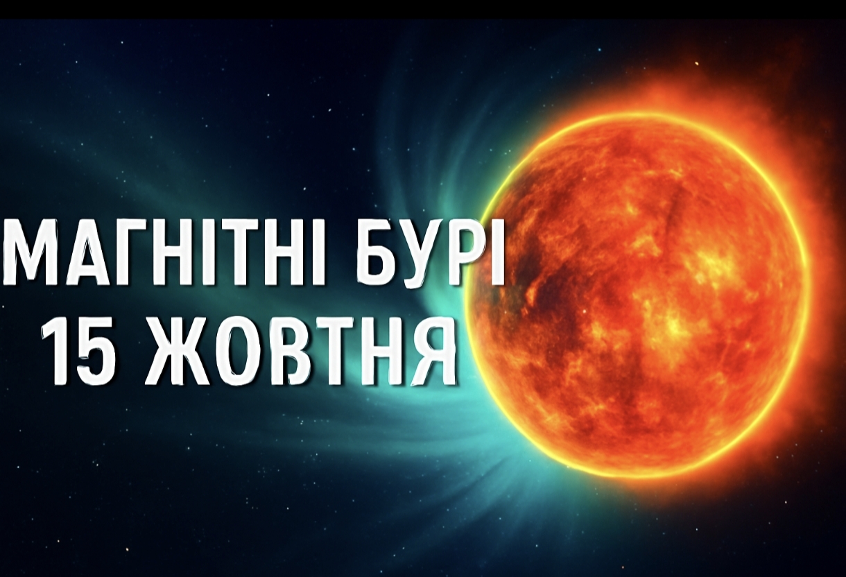 Магнітні бурі, прогноз на сьогодні: чого очікувати від сонячної активності 15 жовтня 2025 року