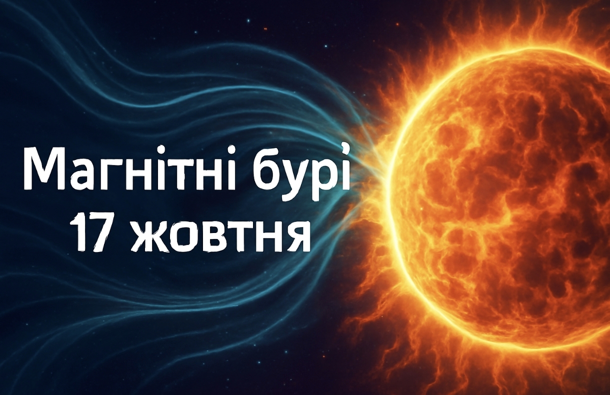 Магнітні бурі, прогноз на сьогодні: чого очікувати від сонячної активності 17 жовтня 2025 року