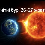 Магнітні бурі, прогноз на сьогодні: чого очікувати від сонячної активності 26-27 жовтня 2025 року
