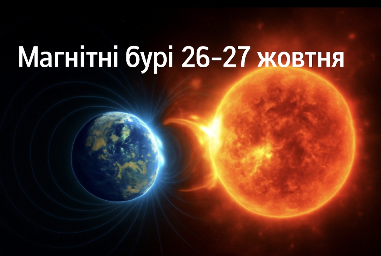 Магнітні бурі, прогноз на сьогодні: чого очікувати від сонячної активності 26-27 жовтня 2025 року