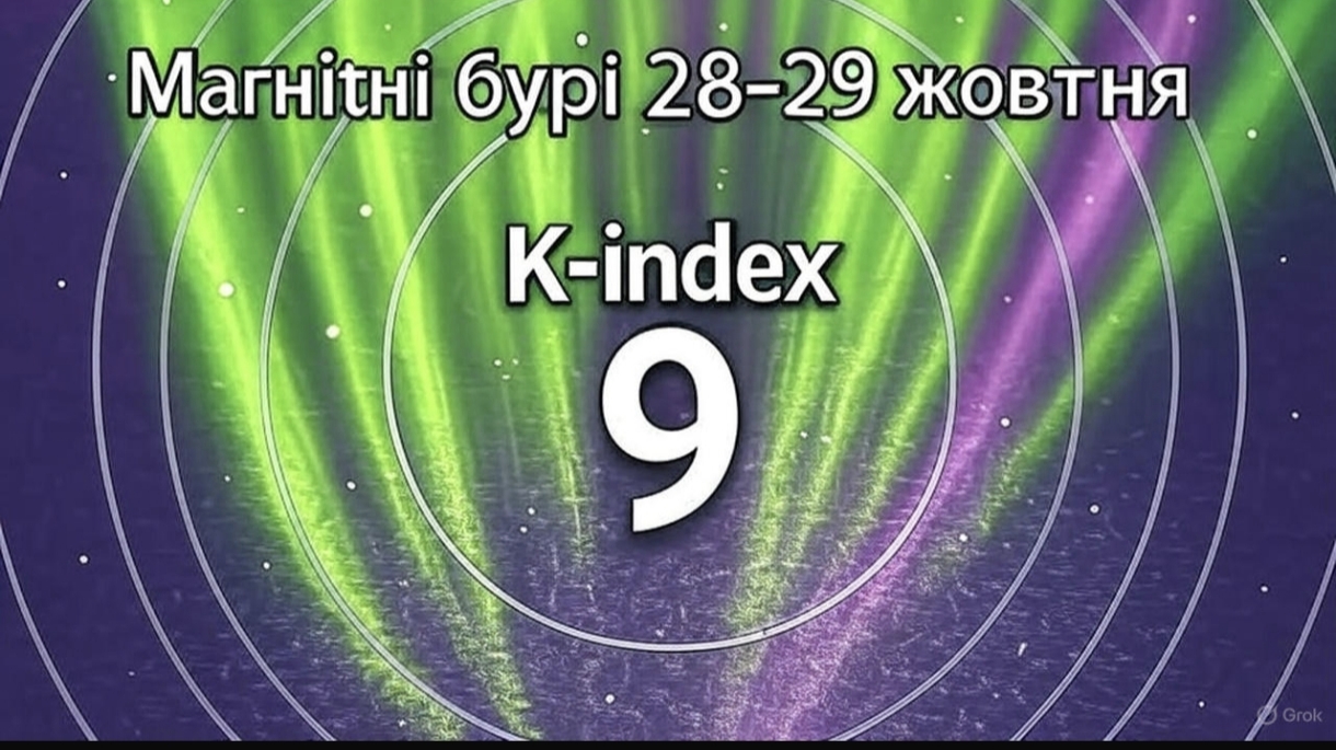 Магнітні бурі, прогноз на сьогодні: чого очікувати від сонячної активності 28-29 жовтня 2025 року