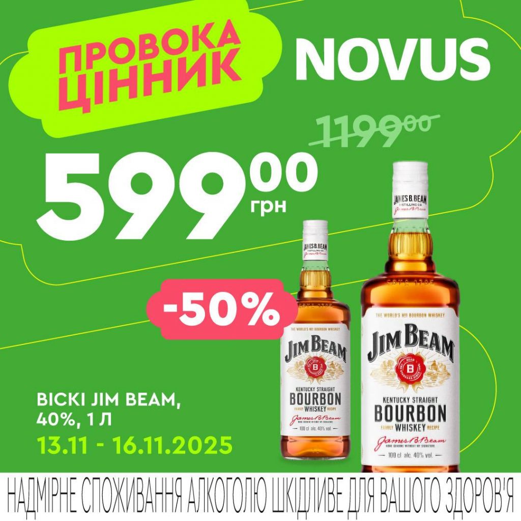 Шалені знижки в Novus 13-16 листопада: які популярні продукти можна купити зі знижкою 60%
