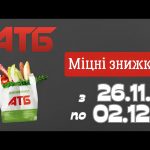 Товар тижня в АТБ 26 листопада - 2 грудня 2025: що можна купити зі знижкою до 50%