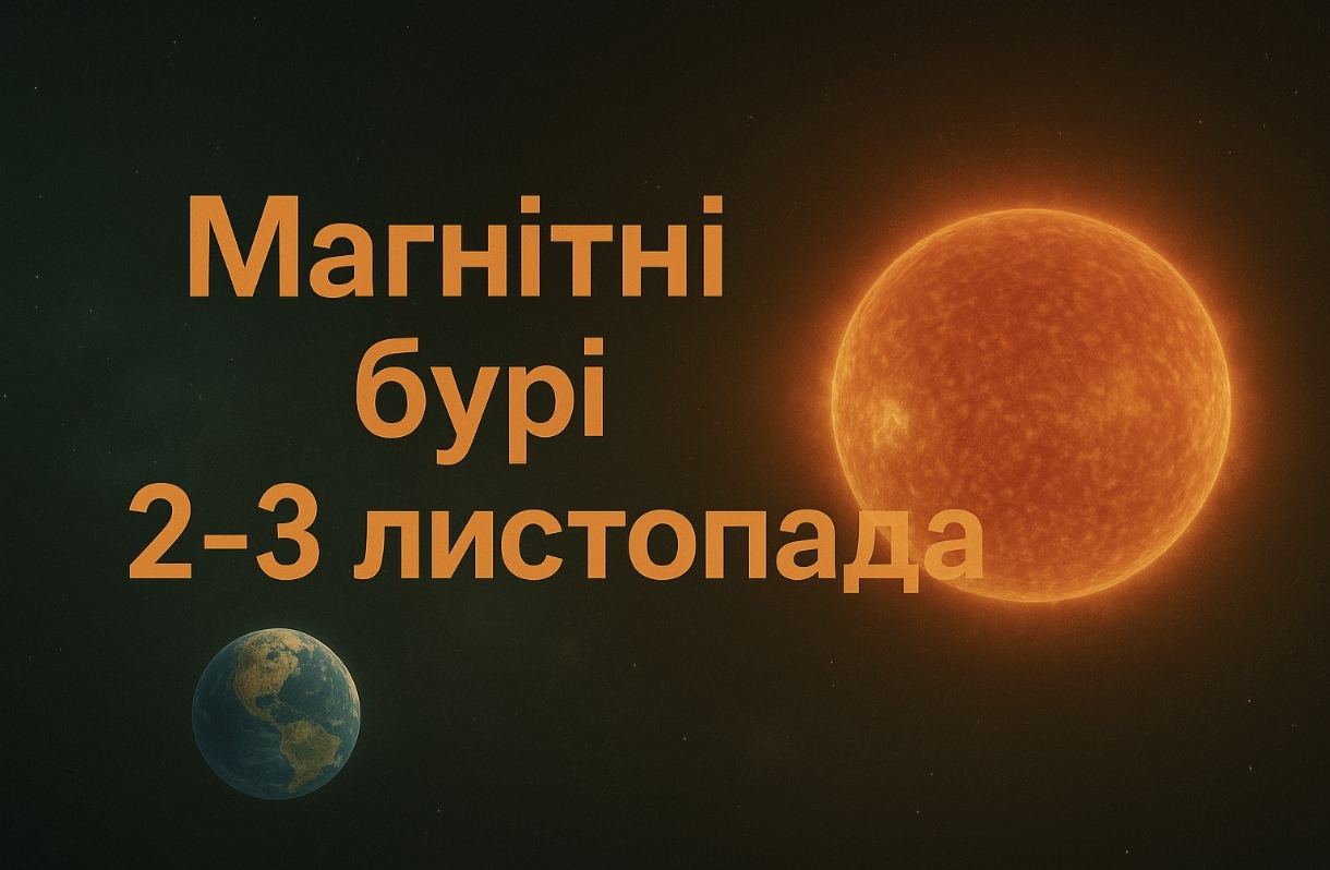 Магнітні бурі, прогноз на сьогодні: чого очікувати від сонячної активності 2-3 листопада 2025 року