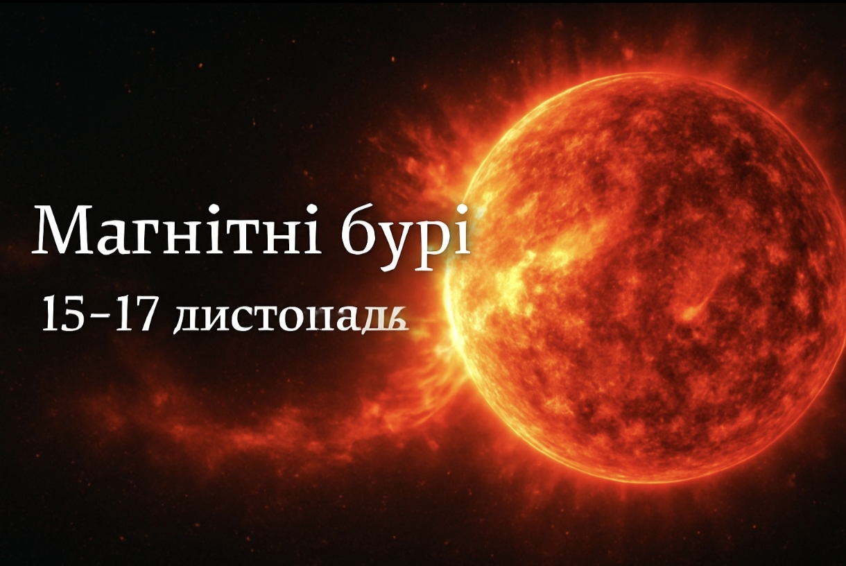 Магнітні бурі, прогноз на сьогодні: чого очікувати від сонячної активності 15-17 листопада 2025 року