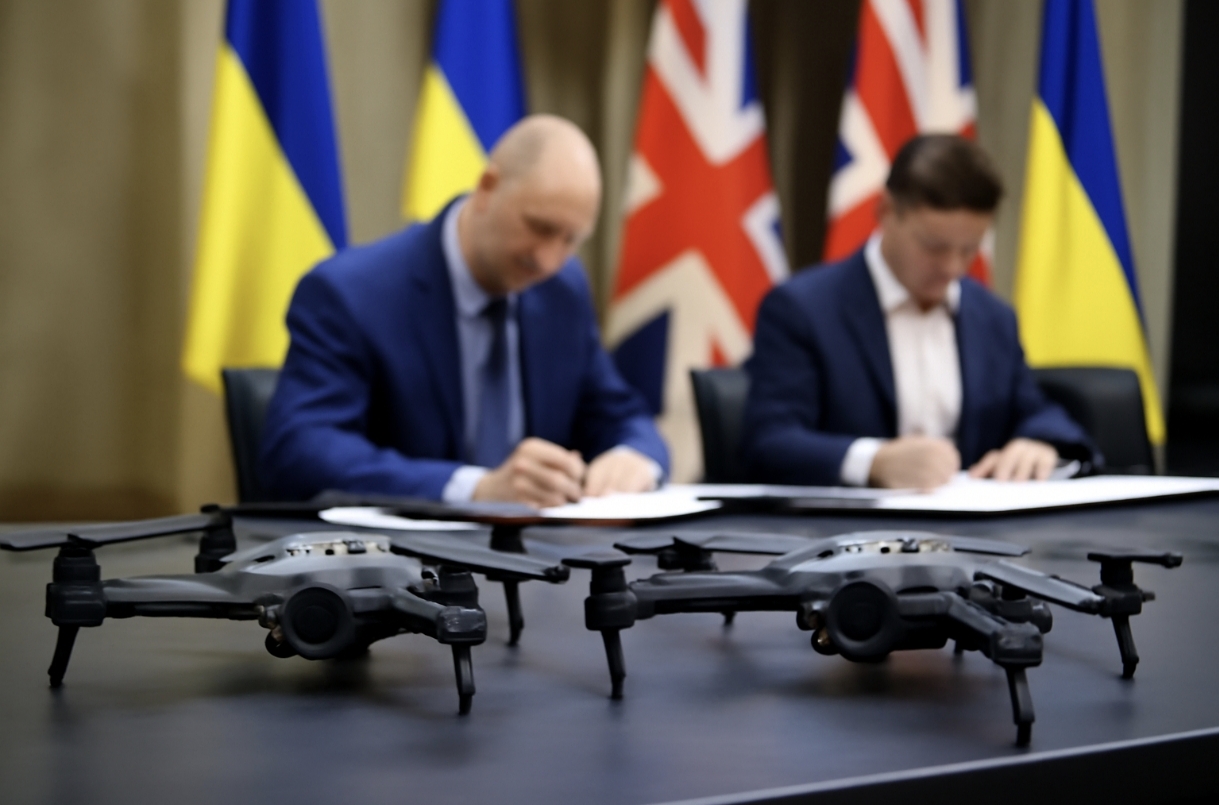 Коли почнеться виробництво дронів Octopus у Великій Британії для України: підписано важливу угоду