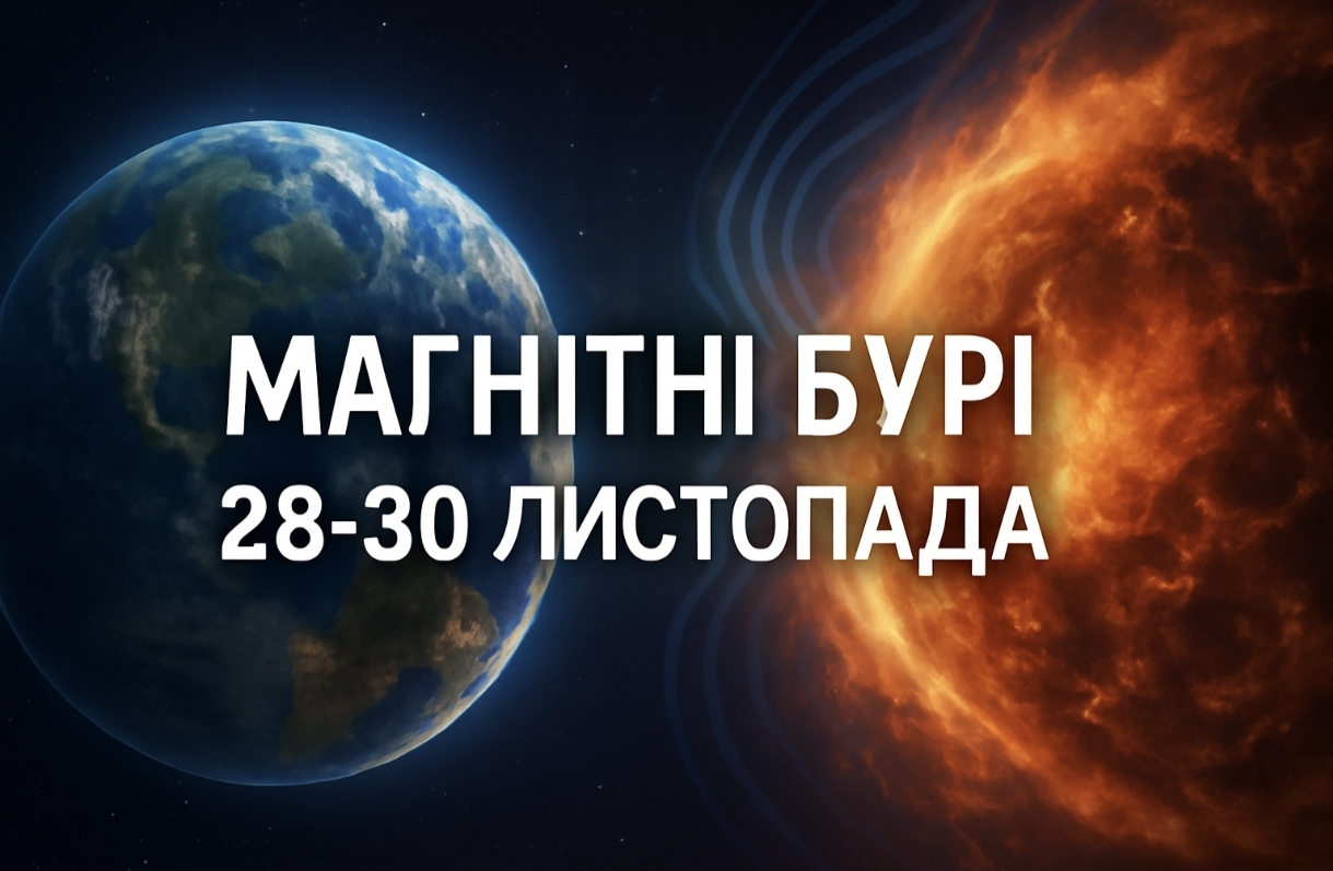 Магнітні бурі, прогноз на сьогодні: чого очікувати від сонячної активності 28-30 листопада 2025 року