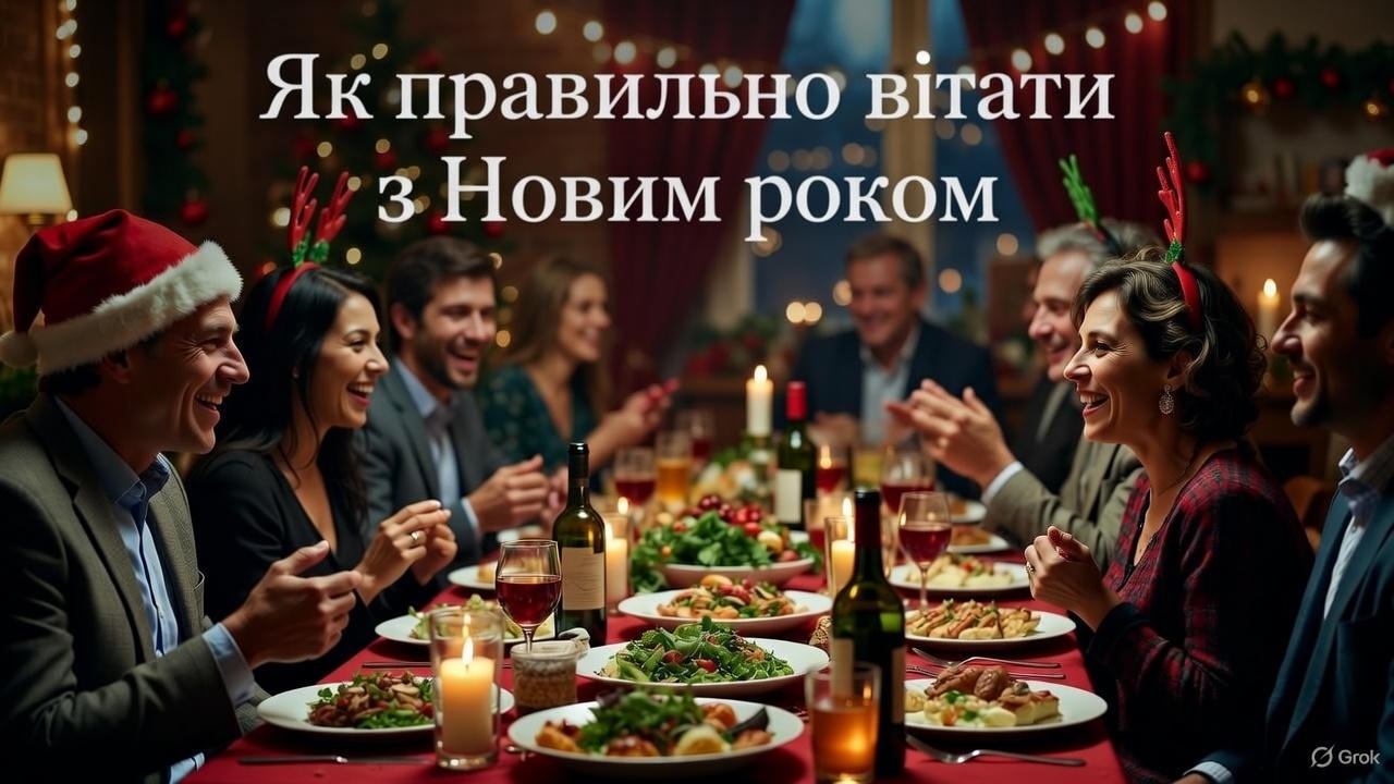 Як правильно вітати з Новим роком українською у 2026 році: офіційно, тепло й без русизмів