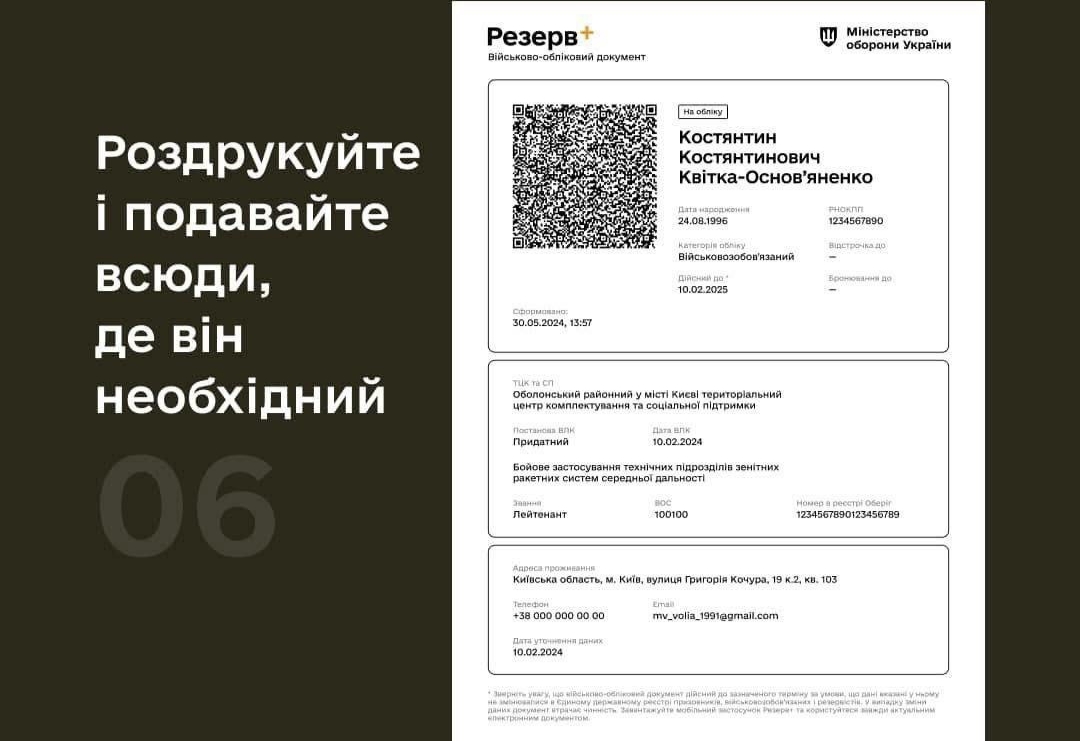 Кабмін скасував паперові військові квитки: як отримати електронну версію документа