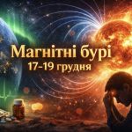 Магнітні бурі, прогноз на сьогодні: чого очікувати від сонячної активності 17-19 грудня 2025 року