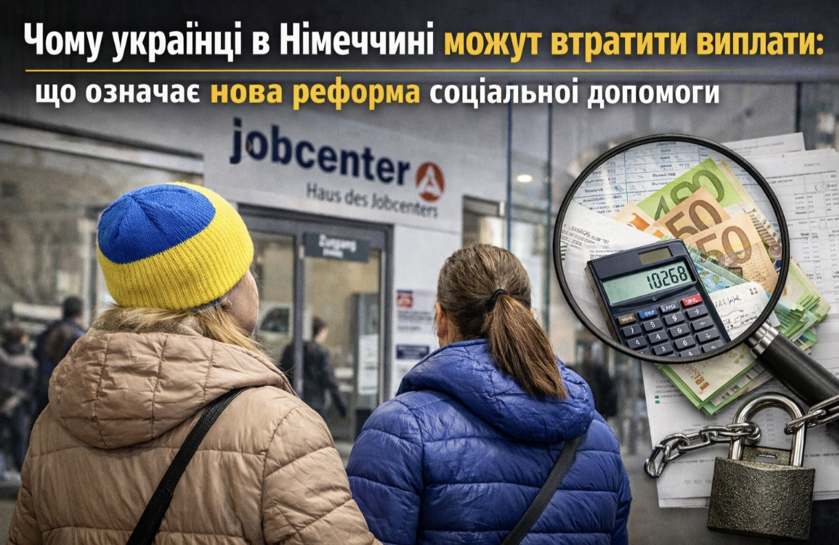 Німеччина скасовує Bürgergeld: що чекає на українських біженців після реформ