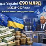 ЄС ухвалив рішення про надання Україні €90 млрд: коли і як буде надано кредит