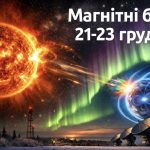 Магнітні бурі, прогноз на сьогодні: чого очікувати від сонячної активності 21-23 грудня 2025 року