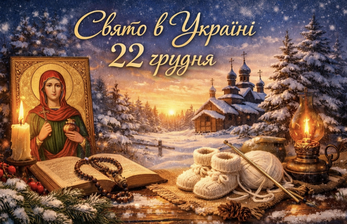 22 грудня яке свято в Україні: що категорично не можна робити і кому молитися