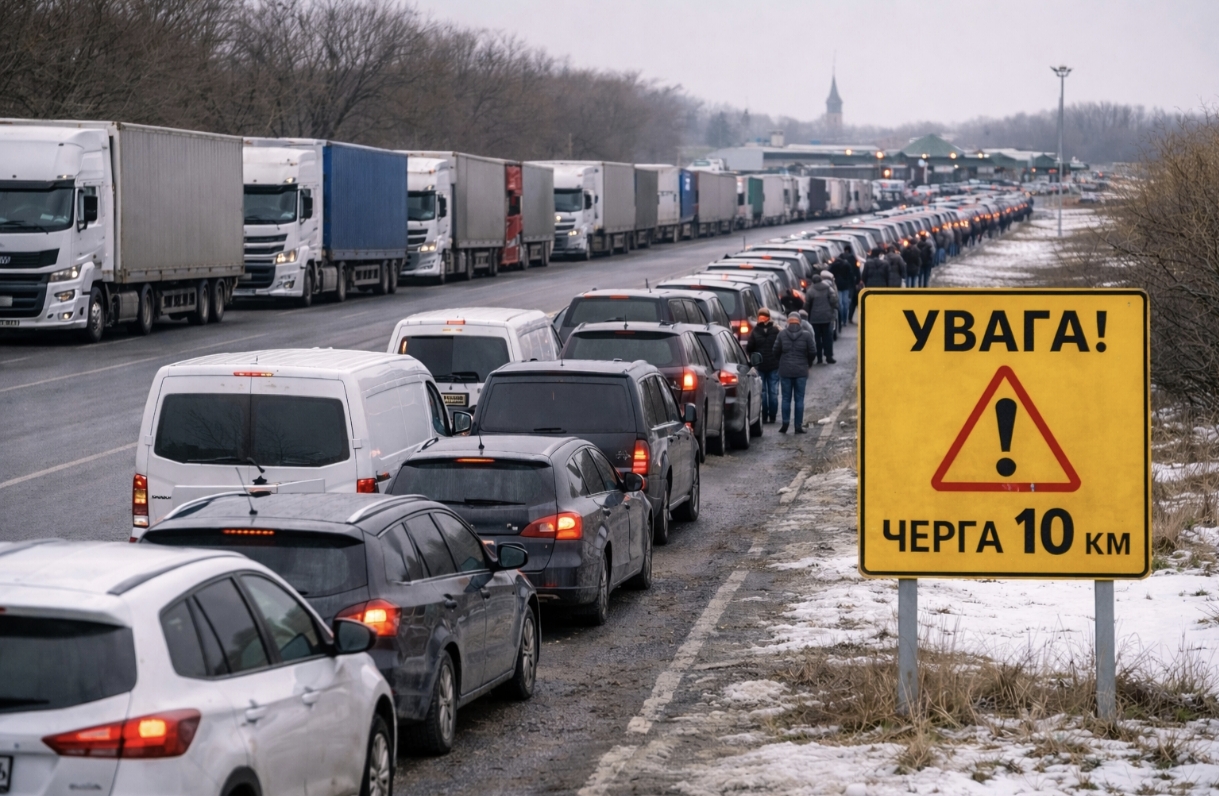 Як уникнути багатоденних заторів на кордоні: ситуація з виїздом з України під час свят