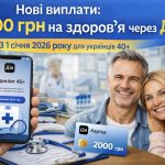 2000 гривень на здоров'я через Дію: хто і як може отримати допомогу з 1 січня