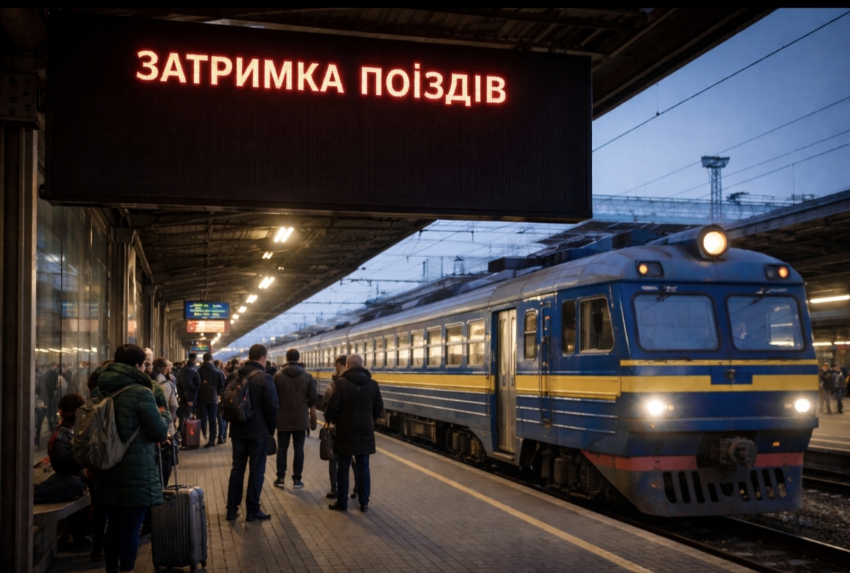 Затримки поїздів в Україні через нічну атаку РФ: які рейси не встигають за графіком