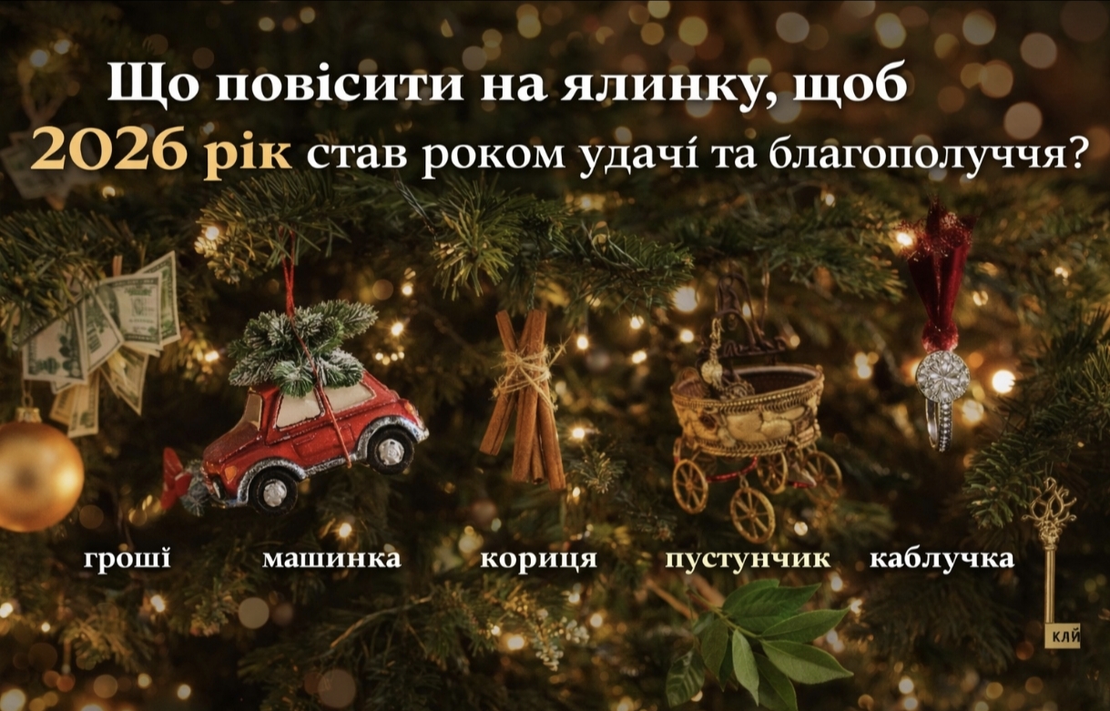 Від грошей до лаврового листа: що повісити на ялинку для здійснення кожної мрії