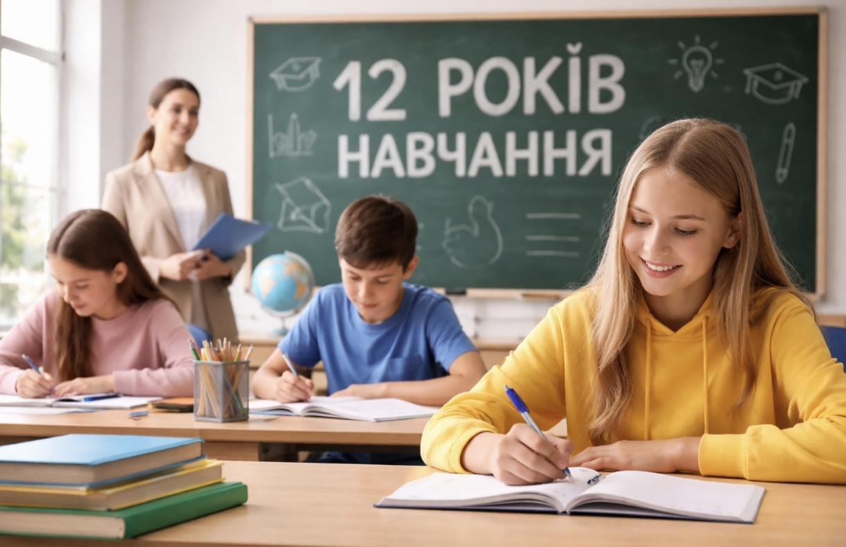 12-річне навчання в Україні: коли та як почне діяти нова система освіти